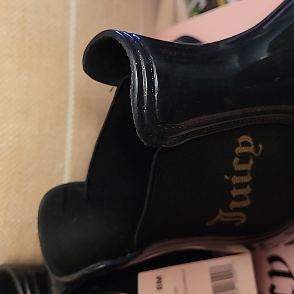 Juicy Couture NIB Rori Black Sparkle Bootie - Picture 8 of 15